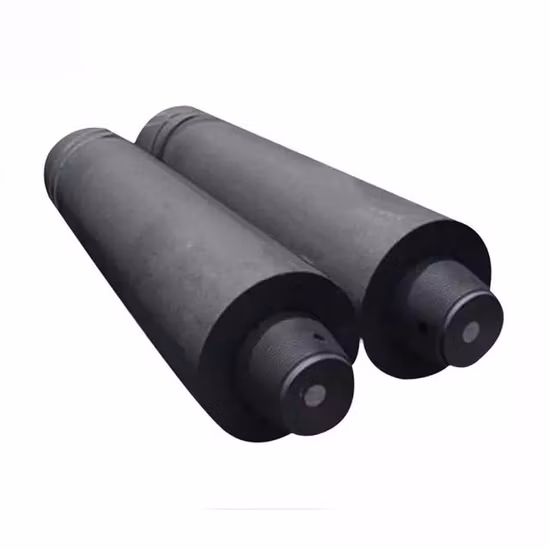 Eletrodo de grafite de carbono UHP 500 mm com bicos 4tpi para EAF