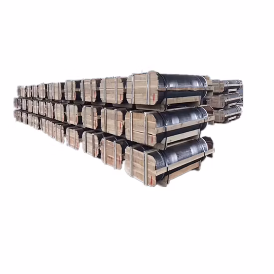 Eletrodos de grafite HP de alta qualidade e baixa resistência com 350 mm de diâmetro