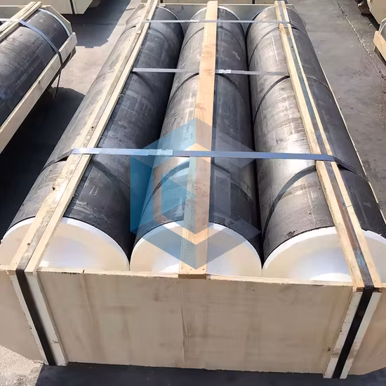 Eletrodo de grafite de 450 mm Eletrodos de grafite HP de 500 mm