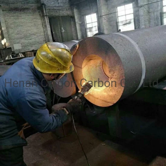 Forno a arco UHP Eletrodo de grafite diâmetro 600 mm para Eaf/Lf